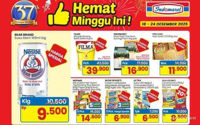 Promo Indomaret Hemat 11-24 Desember 2025, Diskon Susu & Gula Pasir