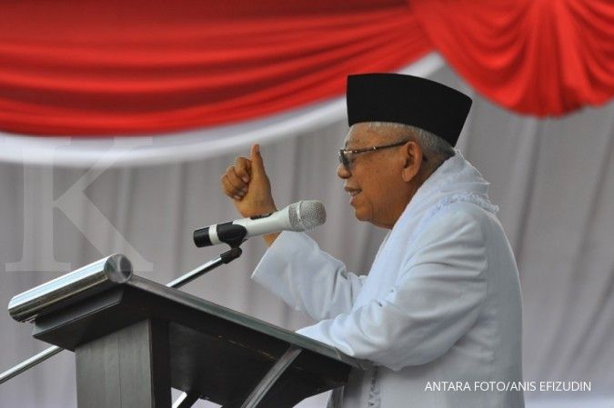 Ma'ruf Amin doakan ada orang Sunda jadi presiden, warga teriak: Kang Emil