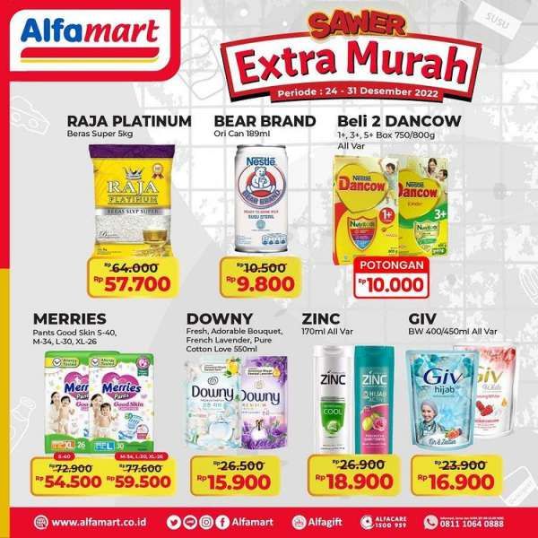 Harga Promo Alfamart Hari Ini 16-31 Desember 2022