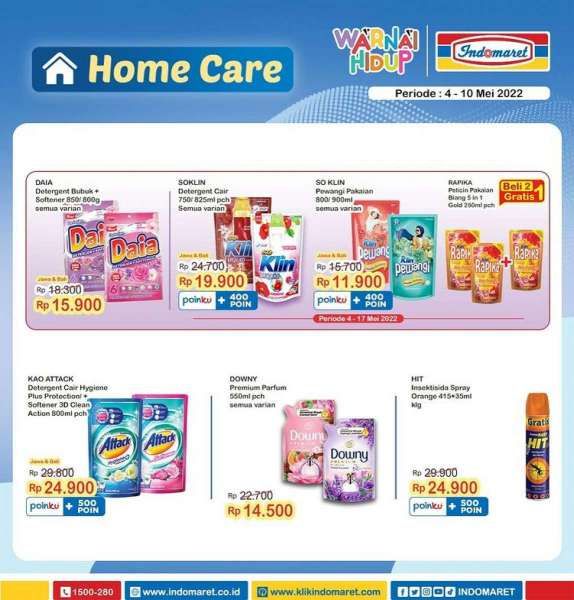 Promo Indomaret Super Hemat Mingguan Mulai 4-10 Mei 2022