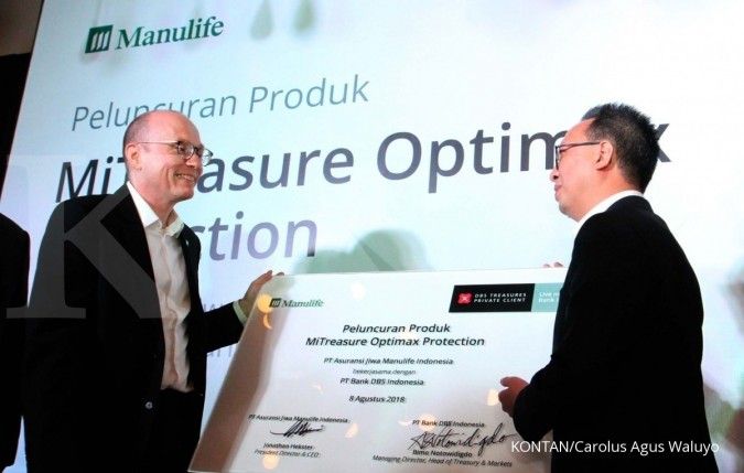 Gandeng DBS Indonesia, Manulife luncurkan asuransi MiTreasure Optimax Protection