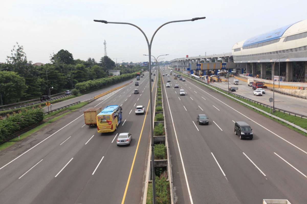 Penurunan kepadatan lalu lintas di jalan tol