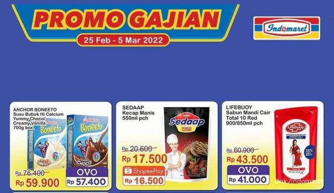 Promo Gajian Indomaret Periode s/d 5 Maret 2022, Cek Selengkapnya di Sini!