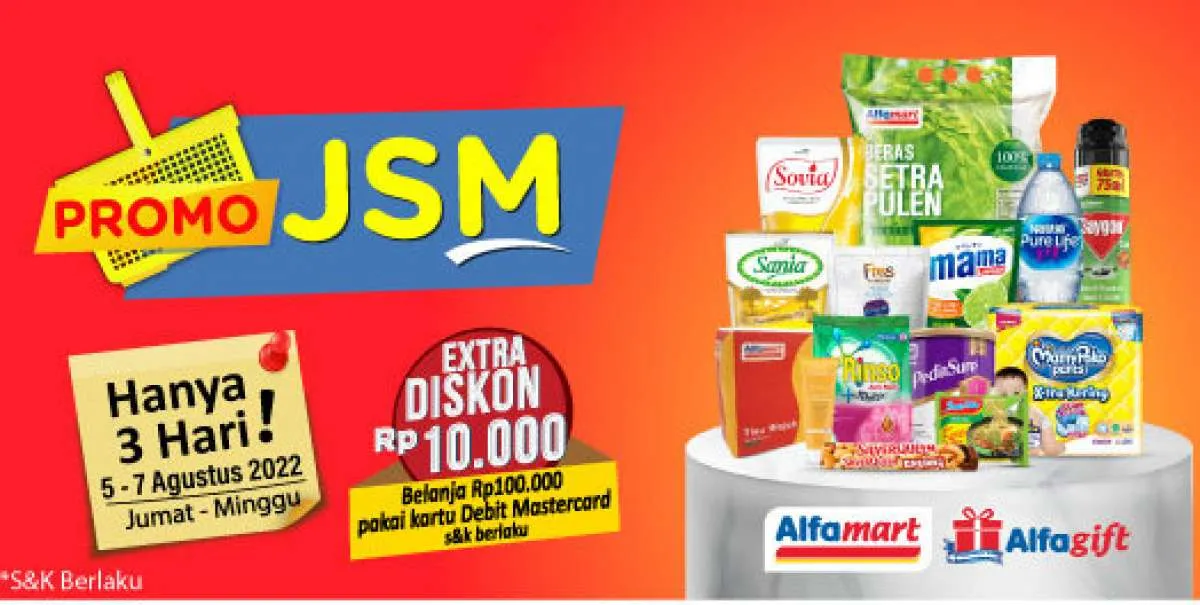 Promo JSM Alfamart di Awal Bulan Agustus 2022, Promo Menarik Sampai Hari Minggu