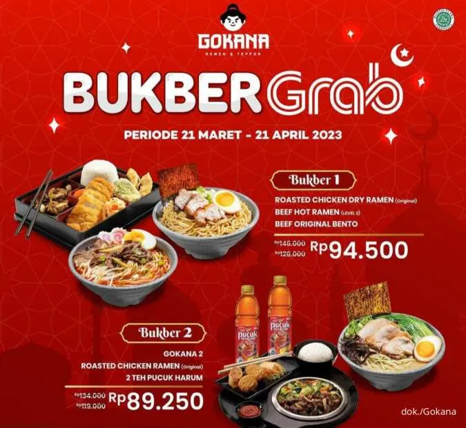Promo Gokana Maret-April 2023, Bukber Grab Dapat Ekstra Diskon 25%