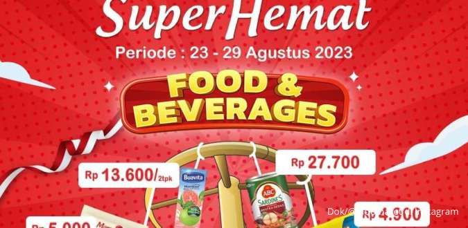 Katalog Harga Promo Indomaret Super Hemat 23-29 Agustus 2023, Promo di Akhir Bulan