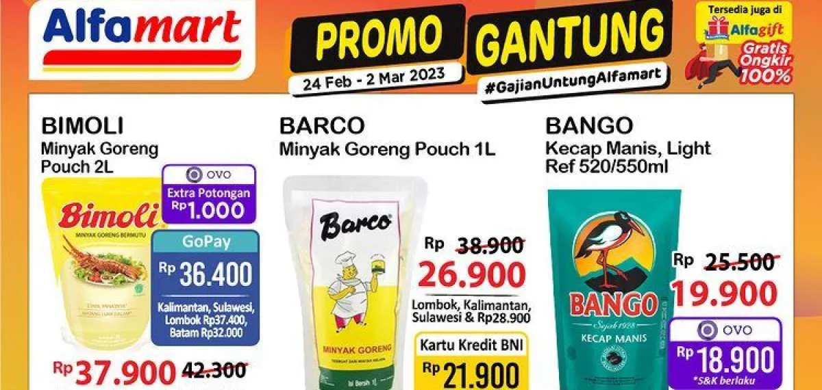 Promo JSM Alfamart Mulai 24 Februari 2023, Katalog Promo Alfamart Gantung Terbaru