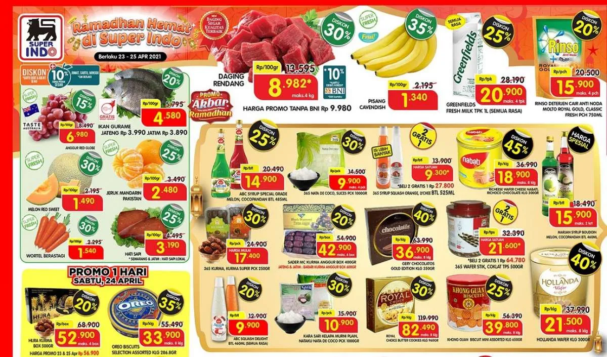 Promo JSM Superindo 23-25 April 2021, diskon rutin akhir pekan!