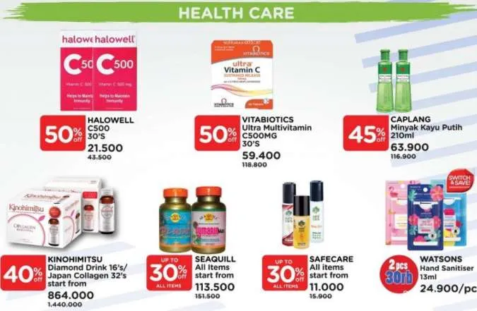Promo Watsons Weekend Special Periode 3-6 Februari 2022