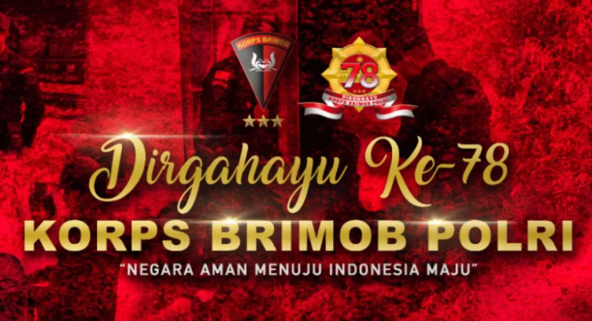 35 Twibbon HUT Brimob 2023, Dirgahayu Korps Brimob Polri ke 78 