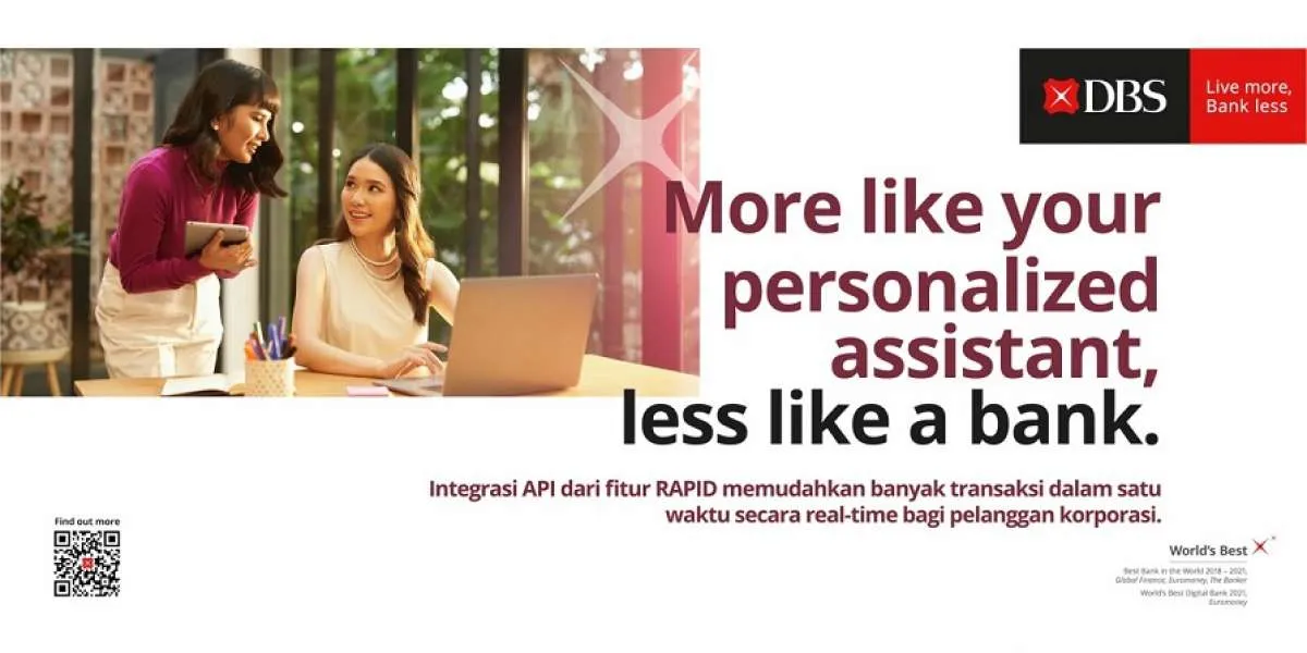 Menjadi Bank yang Berbeda, Bank DBS Indonesia Gaungkan Kampanye Live More, Bank Less