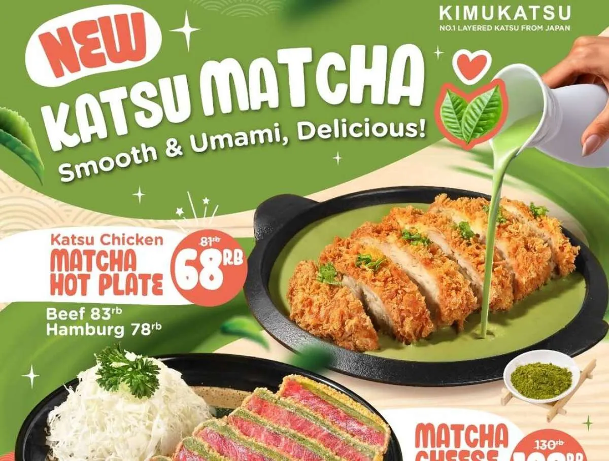 Perpaduan Unik Kimukatsu, Hadirkan Menu Baru Katsu Matcha di AEON Mall Deltamas