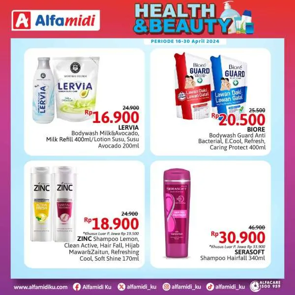 Promo Alfamidi Health & Beauty Periode 16-30 April 2024
