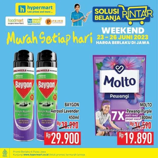 Promo Hypermart Hyper Diskon Weekend Periode 23-26 Juni 2023