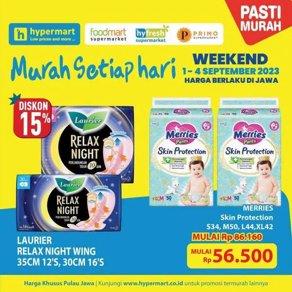 Promo Hypermart Hyper Diskon Weekend Periode 1-4 September 2023