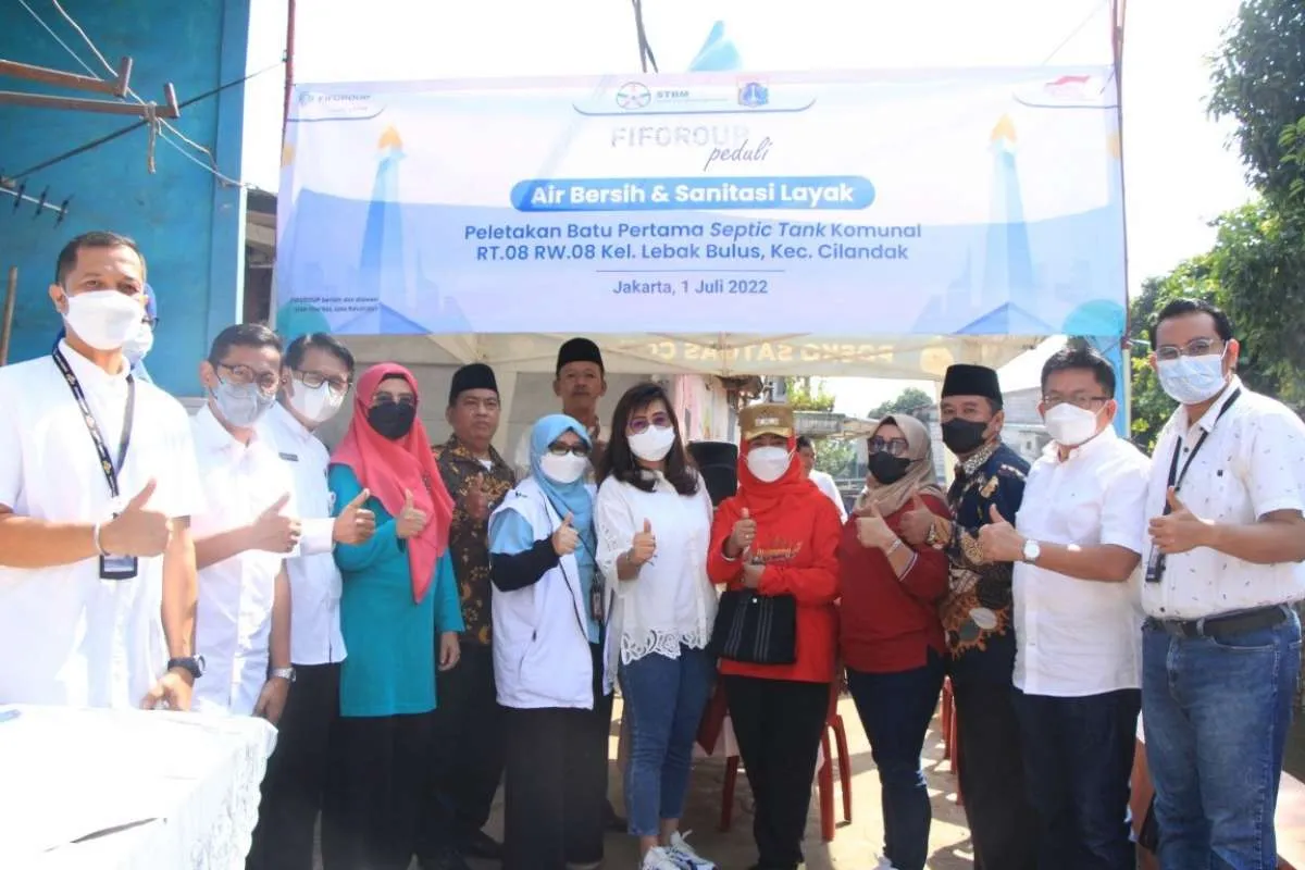 Perbaiki Sanitasi Lingkungan, FIFGROUP Bangun Instalasi Pengolahan Air Limbah (IPAL)