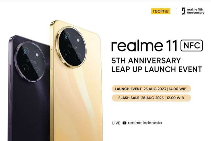 Realme 11 Resmi Hadir dengan Harga Rp 3,6 Juta, Simak Spesifikasinya