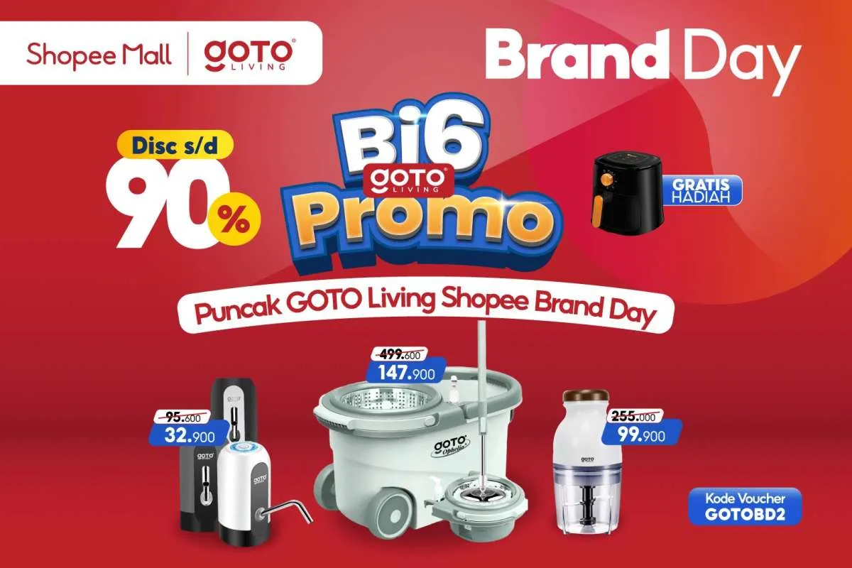  GOTO Living Berkolaborasi dengan Shopee 