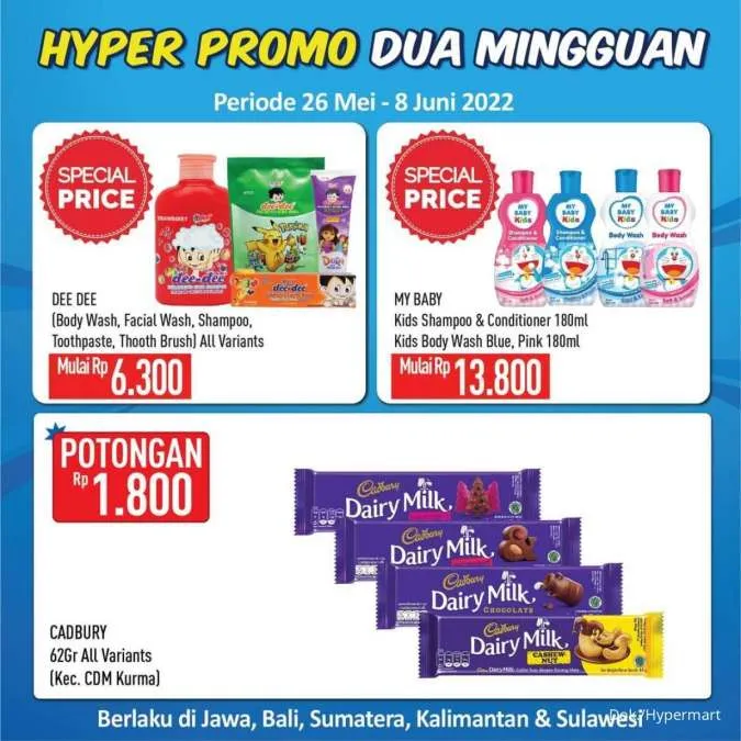 Promo Hypermart Dua Mingguan Periode 26 Mei-8 Juni 2022