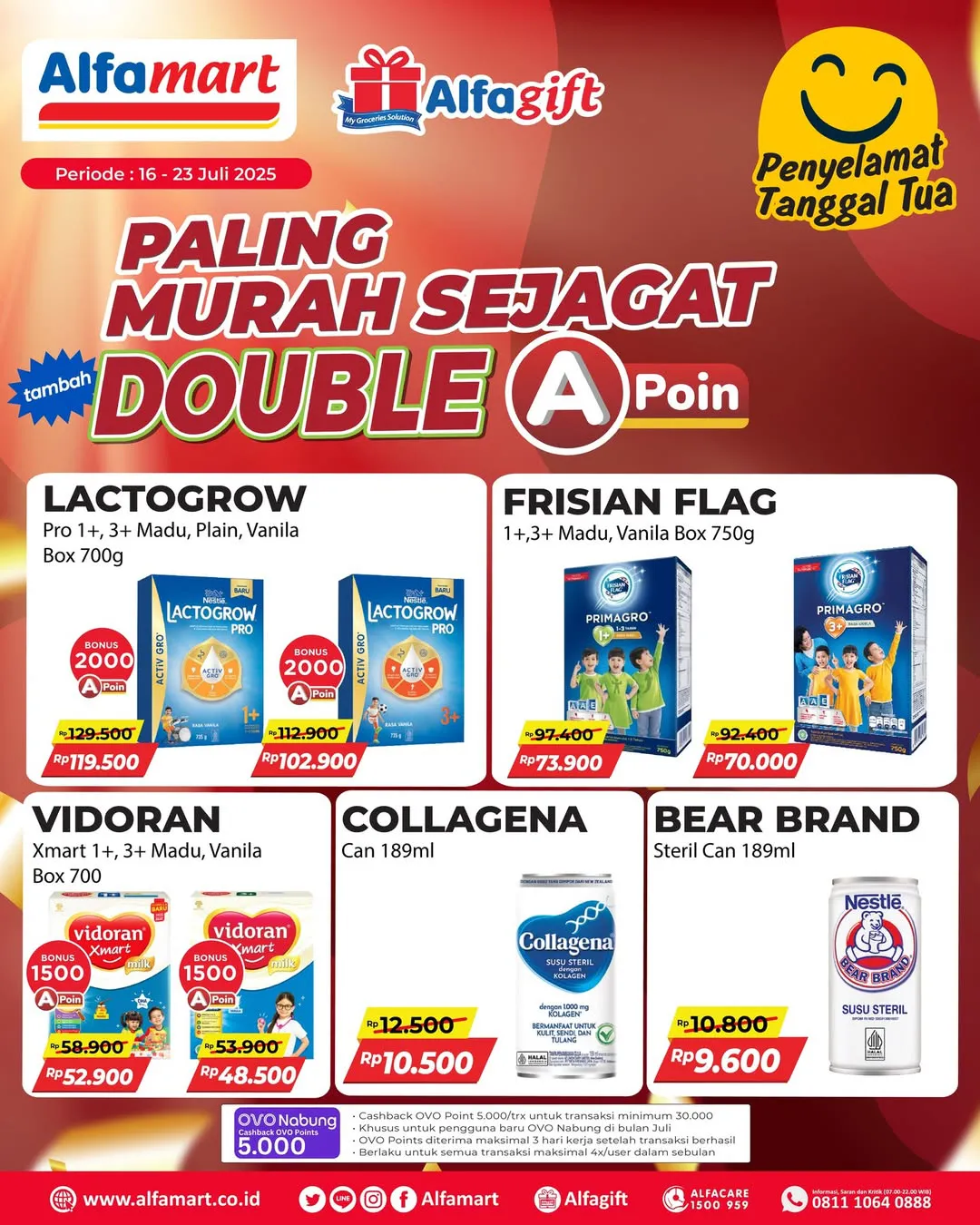 Promo Alfamart Paling Murah Sejagat Periode 16-23 Juli 2025
