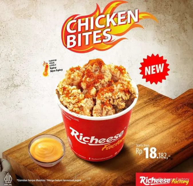 Richeese Factory menu Chicken Bites