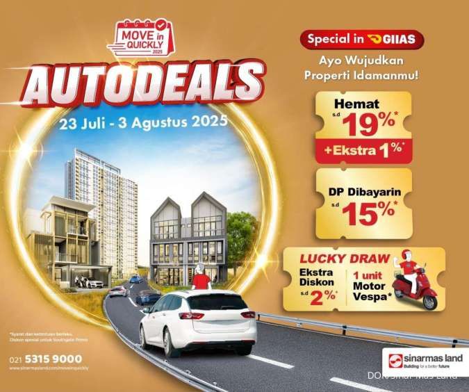 Sinar Mas Land Meriahkan GIIAS 2025, Hadirkan Promo Menarik Pembelian Properti