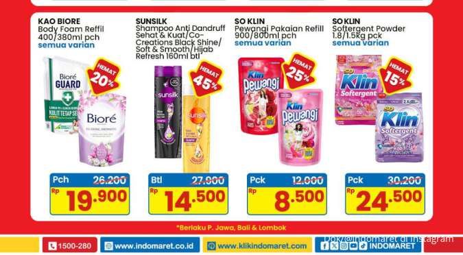 Promo Deterjen Weekend 11-13 Juli 2025 di Alfamart, Superindo dan Indomaret