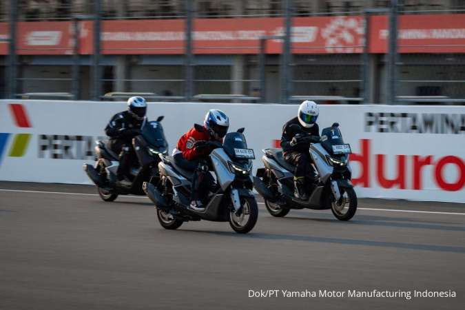Jajal NMAX TURBO di Sirkuit Mandalika, Rasakan Sensasi Berkendara TURBO