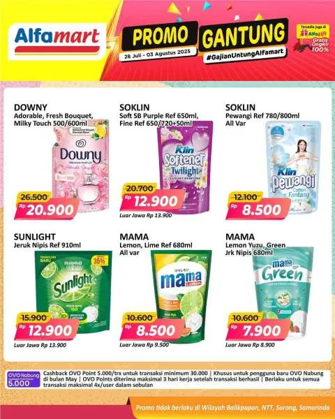 Promo Alfamart Gantung Periode 28 Juli-3 Agustus 2025