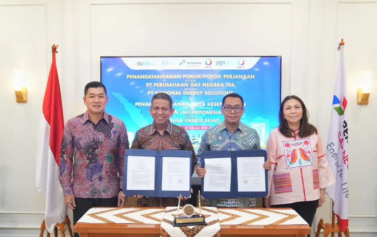 PGN Datangkan LNG hingga 700.000 MMBTU Per Tahun dari Berau Kalimantan Timur