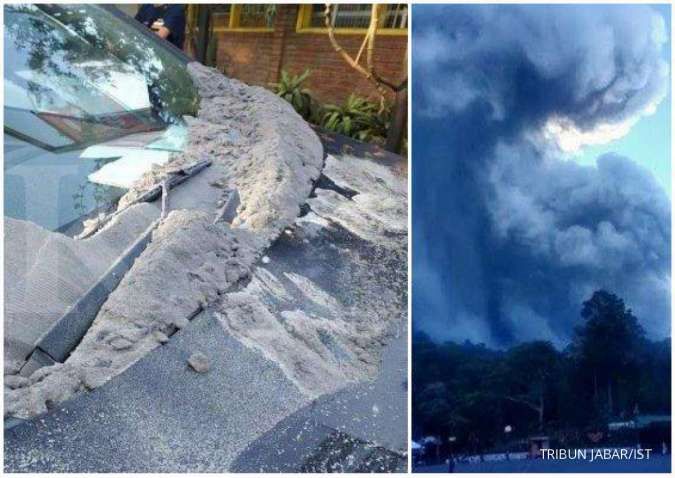 Erupsi Gunung Tangkuban Parahu kali ini lebih besar dari letusan 2013