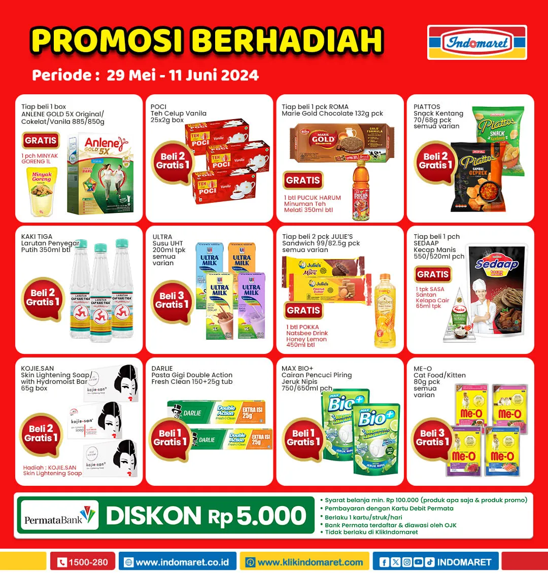 Promo Berhadiah Indomaret Periode 29 Mei-11 Juni 2024