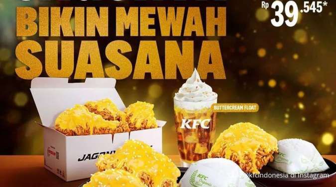 Promo KFC Golden Chicken Combo Terbaru Desember 2023, Mulai Rp 39.000-an