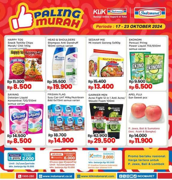 Promo Indomaret 17-23 Oktober 2024 Paling Murah Terbaru