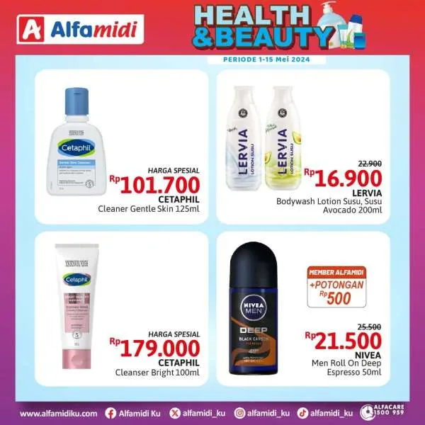 Promo Alfamidi Health & Beauty Periode 1-15 Mei 2024