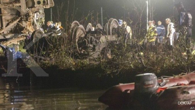 Kereta cepat Prancis keluar jalur, 10 orang tewas