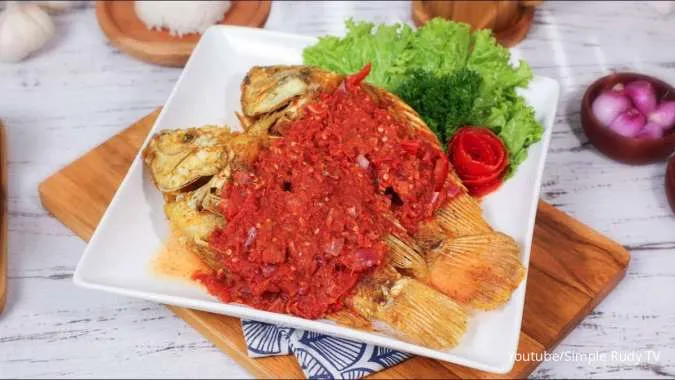 Ikan Goreng Marinasi Sambal Ulek Jeruk Nipis