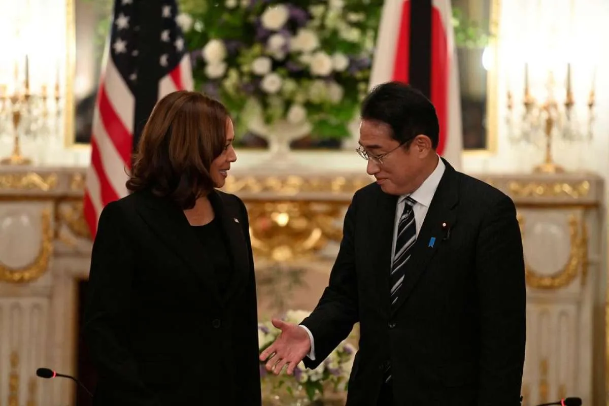 Bertemu PM Jepang, Wapres AS Kamala Harris Mengutuk Tindakan China di Selat Taiwan
