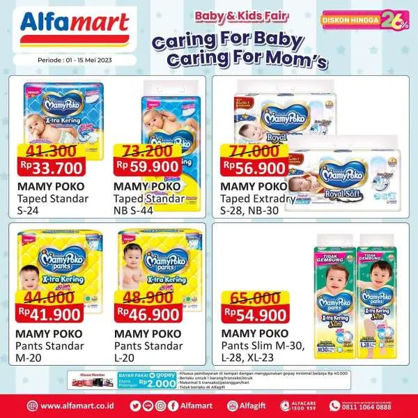 Promo Alfamart Baby & Kids Fair Periode 1-15 Mei 2023