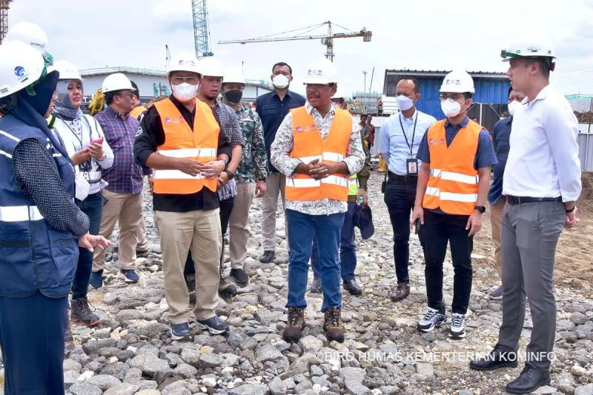 Sidak Lokasi PDN, Menkominfo Minta Selesai Tepat Waktu dengan Kualitas Optimal