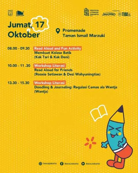 Festival Literasi Jakarta 17 Oktober