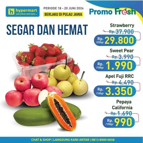 Promo Hypermart Hyper Diskon Weekday Periode 18-20 Juni 2024