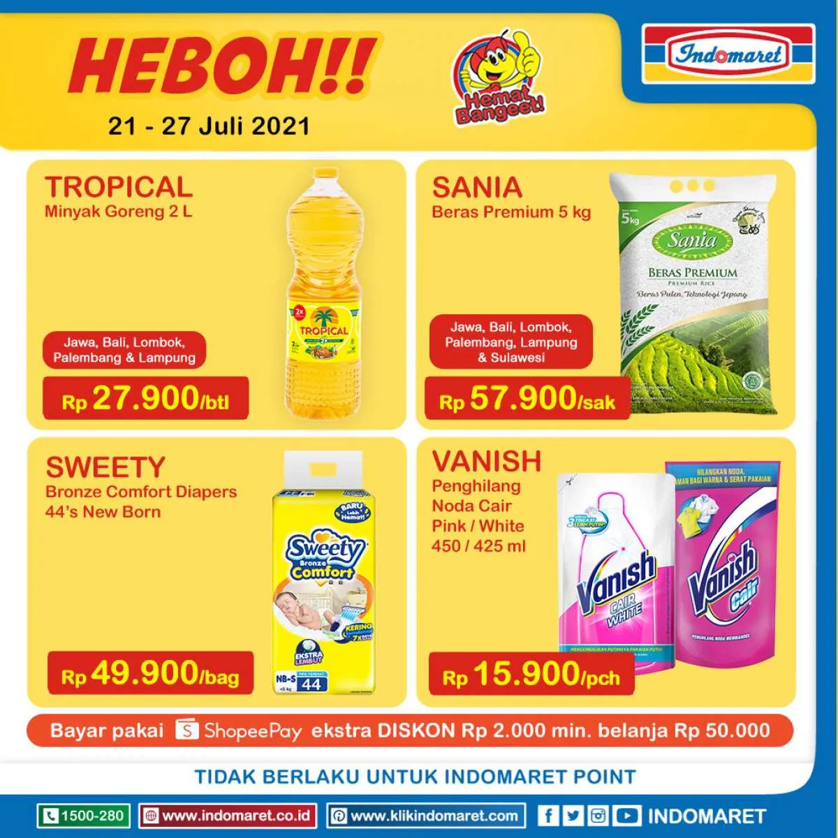 Promo Indomaret Harga Heboh 24 Juli 2021, ada diskon akhir pekan ini!