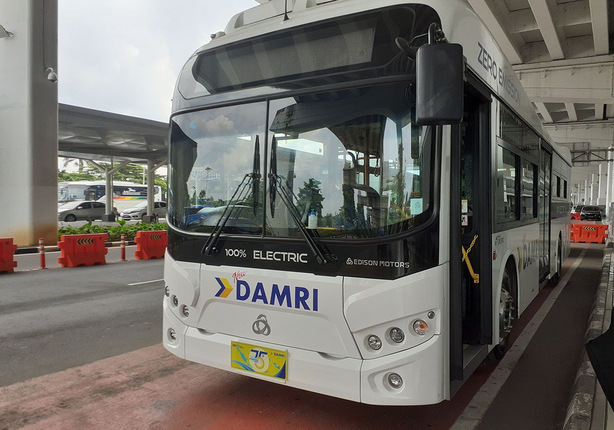 DAMRI Dukung Indonesia Bebas Emisi Karbon Melalui Penggunaan Bus Listrik