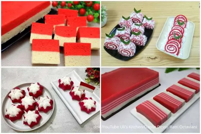 4 Kreasi Resep Kue 17 Agustus Tema Merah Putih yang Menarik, Gampang dan Enak