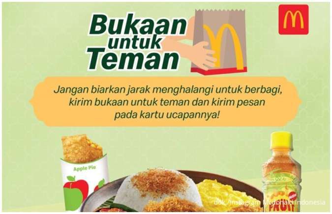 Promo McD Bukaan untuk Teman hingga 30 Maret, Paket Berbagi Hanya Rp 49.000-an