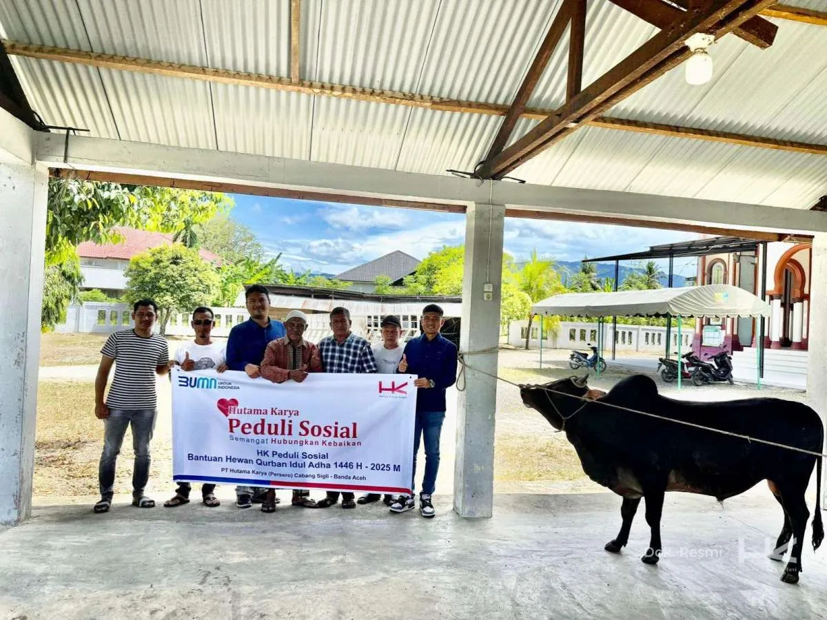 Peringati Idul Adha 2025, Hutama Karya Salurkan 229 Ekor Hewan Kurban ke 15 Provinsi