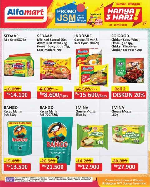 Promo JSM Alfamart 23-25 Mei 2025