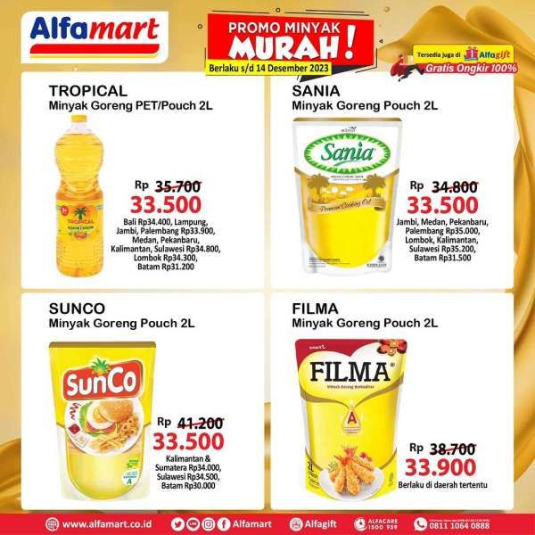 Promo Alfamart Minyak Goreng Murah Sampai 14 Desember 2023