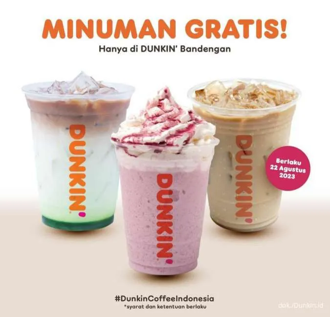 Promo Dunkin Spesial Dirgahayu Indonesia